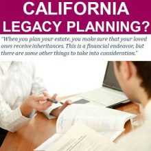 What Is California Legacy Planning