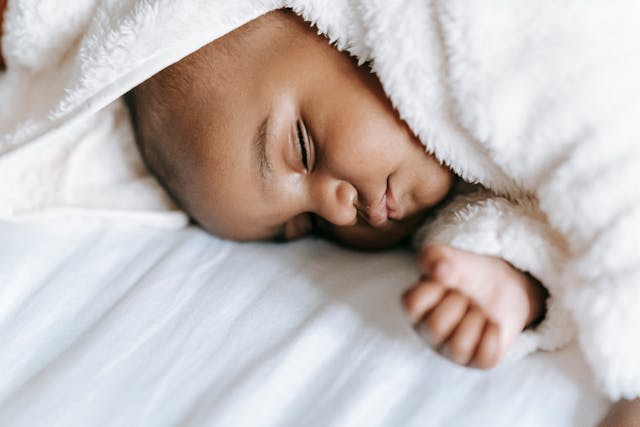 inheritance planning for new grandparents, image of sleeping baby