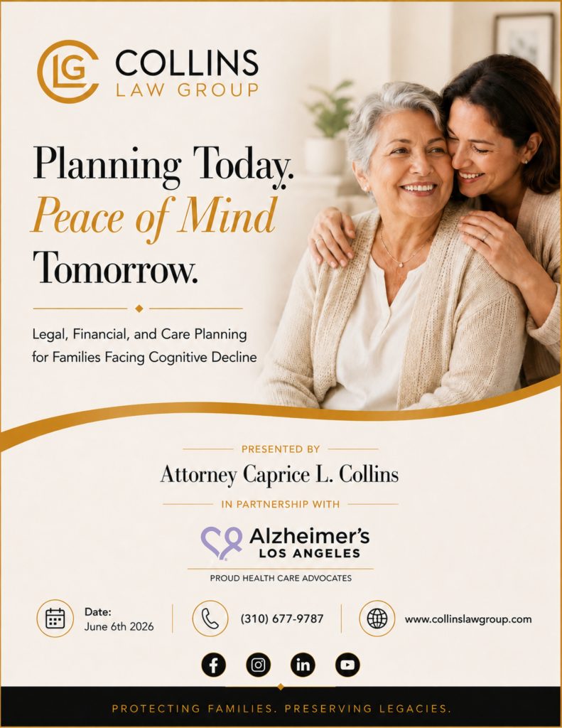 Collins Law Group Early Memory Loss Planning Brochure